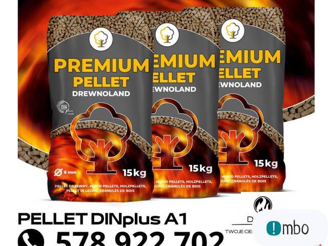 Pellet Premium DINPLUS A1 iglasty-sosnowy 6mm Mielec - 1